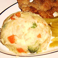 Puree ziemniaczane z warzywami wg M&Ł