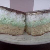 Miętus" - ciasto miętowo - kokosowe