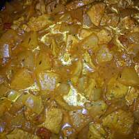 kurczak curry z ananasem