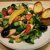 Pycha sałatka z roszponki