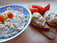 Fot. Mama - Różyczki, Pasta z makreli z białym serem i ogórkiem