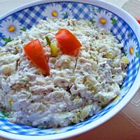 Pasta z makreli z białym serem i ogórkiem