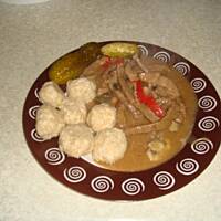 Wołowina w sosie piwnym