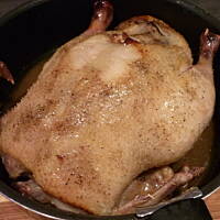 Kaczka pieczona z jabłkami i żurawiną!