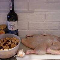 Kaczka pieczona z jabłkami i żurawiną!