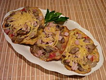 Fot. pralina, Paprykowe placuszki z pieczarkami!