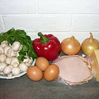 Paprykowe placuszki z pieczarkami!