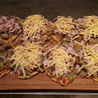 Paprykowe placuszki z pieczarkami!