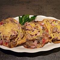 Paprykowe placuszki z pieczarkami!