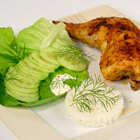 Złociste udka z kurczaka