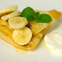 Naleśniki z bananowo-miodowe ekstra szybkie w wykonaniu