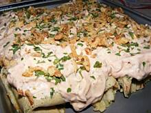 Fot. InkaMalinka, Nadziany naleśnik z mięsem i sosem