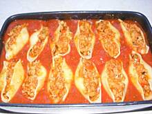 Fot. InkaMalinka, Conchiglioni faszerowany makaron