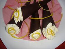 Fot. eluchap, Różki czekoladowe z kremem