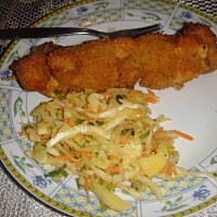 Szaszłyki panierowane z patelni