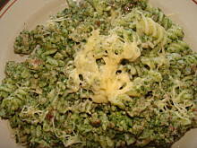 Fot. emocja, Makaron z mięsem mielonym i szpinakiem - pycha!