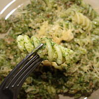 Makaron z mięsem mielonym i szpinakiem - pycha!