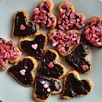 Ciasteczka pomarańczowe w czekoladzie