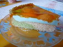 Fot. Anna Z, Sernik na zimno z brzoskwiniami