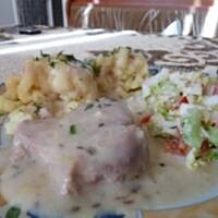 Szynka w sosie śmietanowym