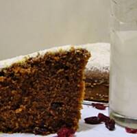 Ciasto marchwiowe z żurawiną