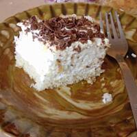 Biszkopt z pianką ananasową w dwóch wariantach