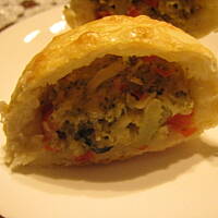 Calzone z brokułami