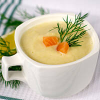 Krem z łososia w 20 minut