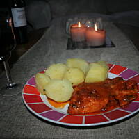 Losos w sosie mascarpone