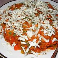 Kolacja we dwoje drób pod pierzynką z dodatkiem sałaty