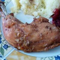 Udka w glazurze miodowej z sosem sojowym