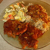 moj obiad- łopatka w miodzie