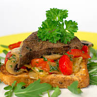 Wątróbka na grzance