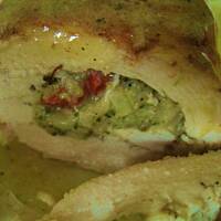 Roladki z kurczaka z brokułami