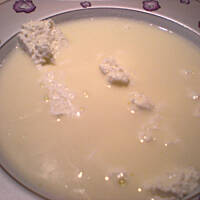 Biała polewka Powsinogi