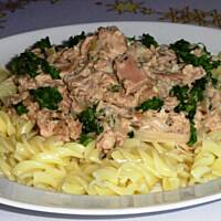 Makaron z tuńczykiem