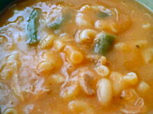 Fot. małpiatka, Zupa krem z warzyw, z makaronem i kurczakiem