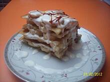 Fot. lisowianka, torcik naleśnikowy z bananami