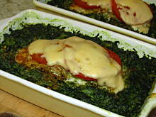 Fot. Kluko, Łosoś zapiekany na szpinaku