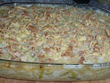 Fot. aga25, Zapiekanka makaronowa z porem i bekonem