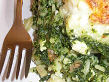 Fot. olusia23, Zapiekanka ze szpinakiem i serem