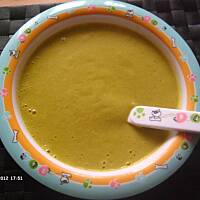 Papka brokułowa z kaszą jaglaną i mięskiem po 6 miesiącu