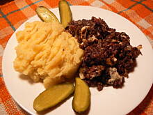 Fot. Forbiden planet, Inne spojrzenie na Kaszankę:) Jajecznica z kaszanką, albo kaszanka z jajkami