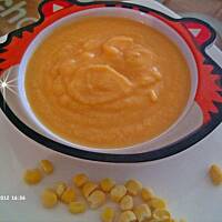 Zupa krem z kukurydzą i mięskiem po 7 miesiącu