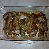 Pieczone nóżki z kurczaka