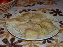 Fot. Anna Z, Pierogi z kaszą jaglaną, serem i ziemniakami