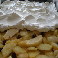 Szarlotka marcepanowa