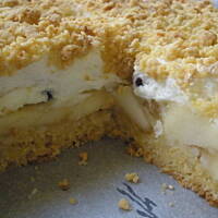 Szarlotka marcepanowa