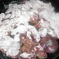 Wątróbki drobiowe z warzywami