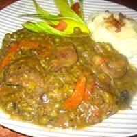 Wątróbki drobiowe z warzywami